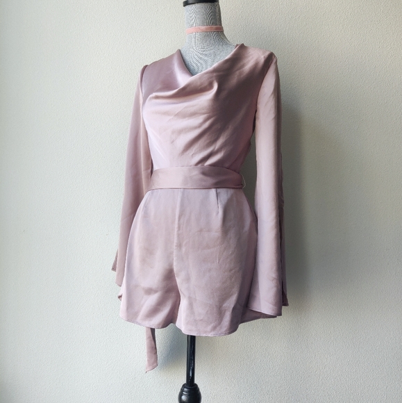 Finders Keepers Satin Aspects Playsuit - Picture 2 of 6